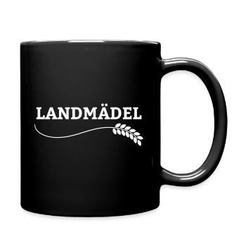 fille de la campagne - Mug uni - noir - Droite
