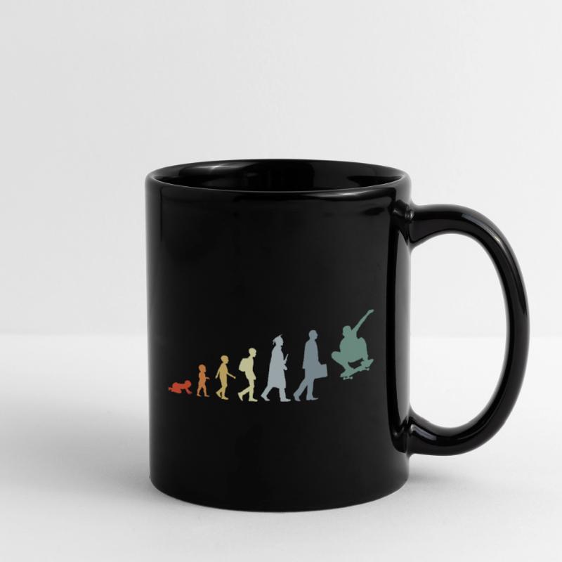 Skateboarder Evolution Full Colour Mug