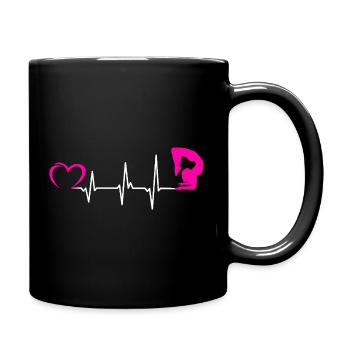 Zitat Für Einen Schlangenmensch - Tasse einfarbig - Schwarz - Rechts