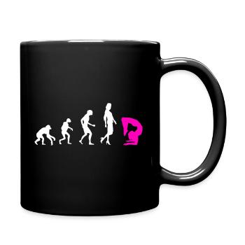Zitat Für Einen Schlangenmensch - Tasse einfarbig - Schwarz - Rechts
