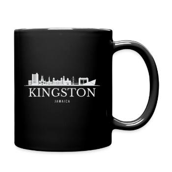 Kingston Skyline, Kingston Jamaïque - Mug uni - noir - Droite