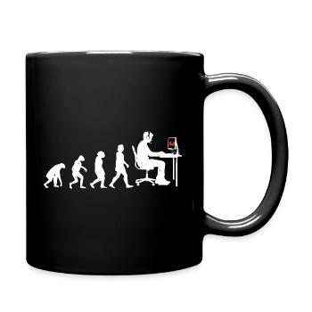 Gamer Game Video Game Blueberry Vintage Gaming - Full Colour Mug - black - Right