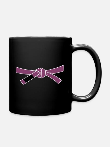 Purplebelt - Purple Belt - Full Colour Mug - black