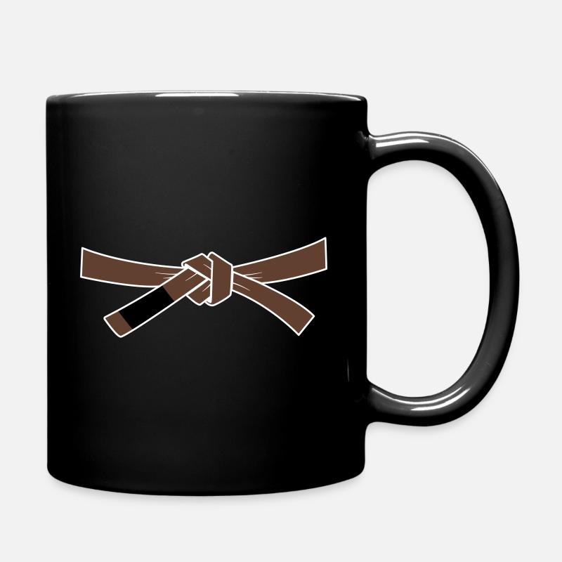 Ceinture marron - Ceinture marron - Mug uni - noir