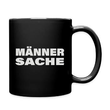 MÄNNERSACHE - Tasse einfarbig - Schwarz - Rechts