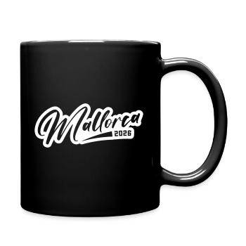 Mallorca 2026 lettering - Full Colour Mug - black - Right