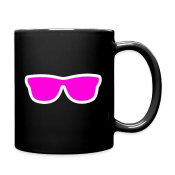 Lunettes de soleil - Mug uni - noir - Droite