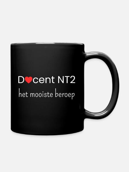 NT2 teacher: the best profession - Full Colour Mug - black