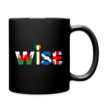 Weise - Tasse einfarbig - Schwarz - Rechts