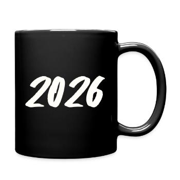 Year 2026 Brushstroke - Full Colour Mug - black - Right