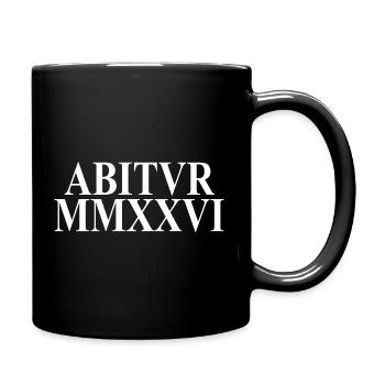 Abitur 2026 - Abitur - Roman numerals - Latin - Full Colour Mug - black - Right