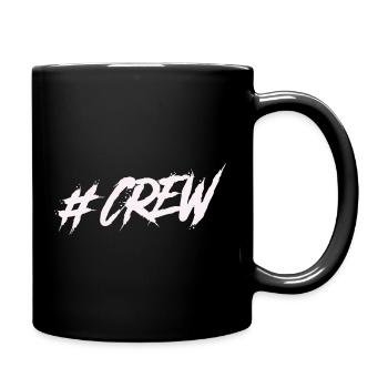 #CREW Graffiti - Tasse einfarbig - Schwarz - Rechts