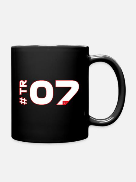 -TR07-2026 - Tasse einfarbig - Schwarz