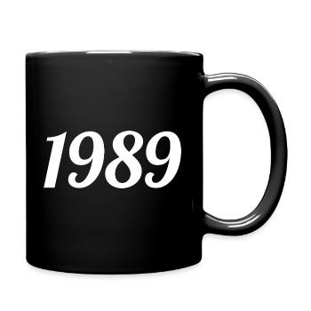1989 Vintage 1989 Retro Geburtstag 1989 Geschenk - Tasse einfarbig - Schwarz - Rechts