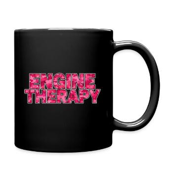 Style de la scène de la voiture de thérapie moteur - Mug uni - noir - Droite