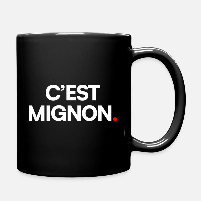 C’est mignon - Mug uni - noir