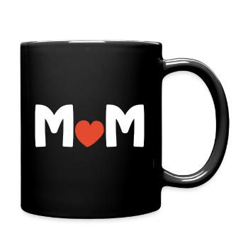 Funny Mom Grandma Mother's Day Gift Design Humor - Full Colour Mug - black - Right