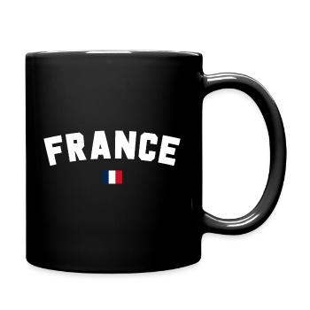 France - Full Colour Mug - black - Right