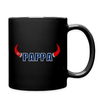 Papa norvégien - Mug uni - noir - Droite