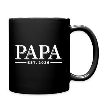 Papa Fondé en 2026 | Père | Cadeau de la fête des pères - Mug uni - noir - Droite