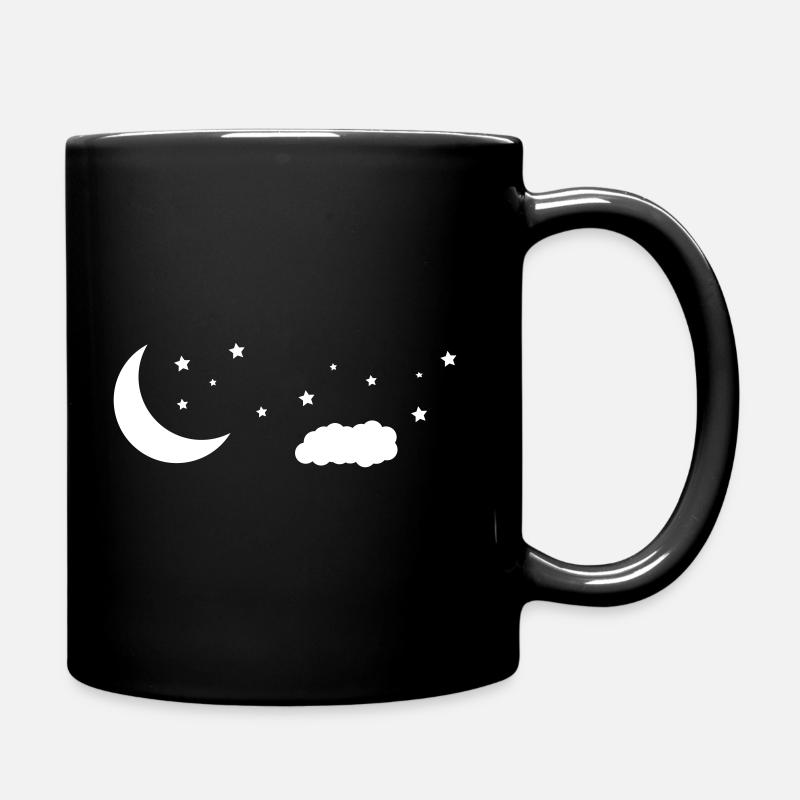 Nachthimmel - Tasse einfarbig - Schwarz