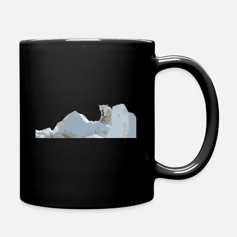 Ours polaire sur - Mug uni - noir
