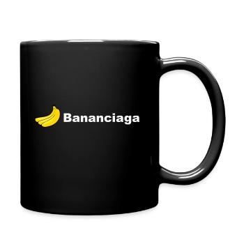 Bananciaga - Tasse einfarbig - Schwarz - Rechts