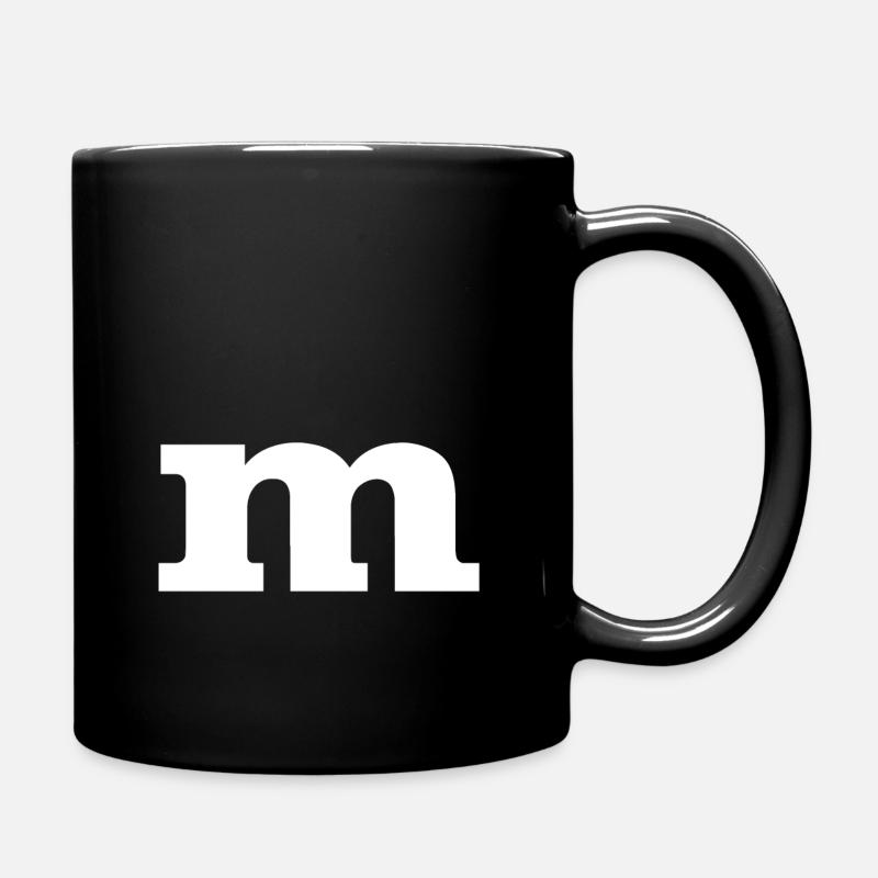 m - Tasse einfarbig - Schwarz