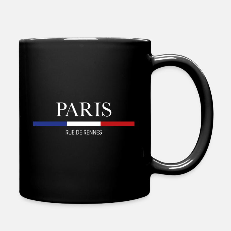 Paris rue de Rennes - Mug uni - noir