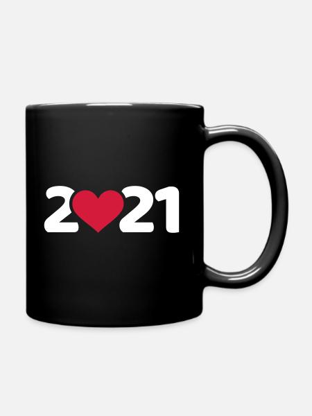 2021 - Tasse einfarbig - Schwarz