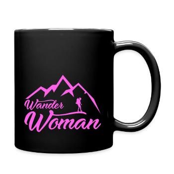 Randonner Woman Hobby Randonnée Idée cadeau - Mug uni - noir - Droite