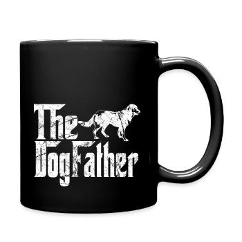Chien sort dog maman chien motif homme patte femme - Mug uni - noir - Droite