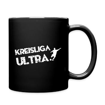 Kreisliga Ultra - Tasse einfarbig - Schwarz - Rechts