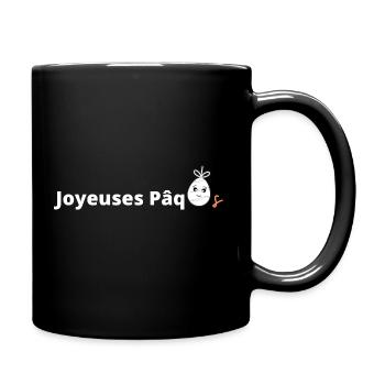Joyeuses Pâques - Mug uni - noir - Droite