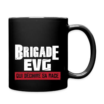 Brigade EVG Cadeau homme humour EVG - Mug uni - noir - Droite