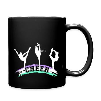 Cheerleading, Cheer - Tasse einfarbig - Schwarz - Rechts