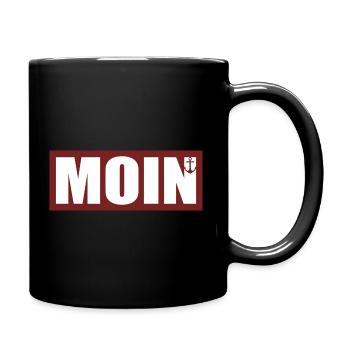 MOIN - Norddeutsch - Tasse einfarbig - Schwarz - Rechts