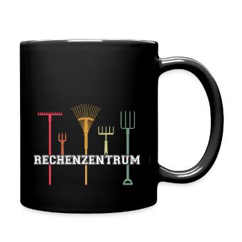 Rechenzentrum Gärtner Gärtnerei Garten - Tasse einfarbig - Schwarz - Rechts