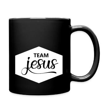 Proverbes chrétiens - Mug uni - noir - Droite