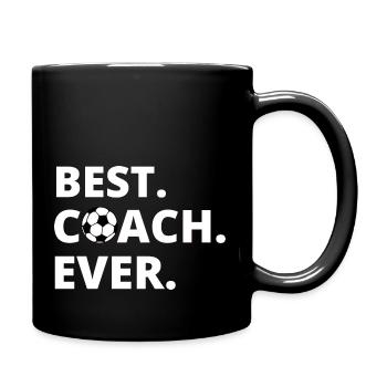 BEST COACH EVER - Full Colour Mug - black - Right