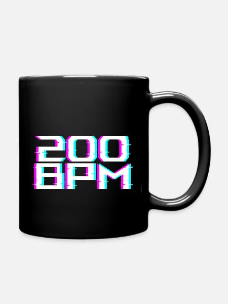 Uptempo 200BPM - Mug uni - noir