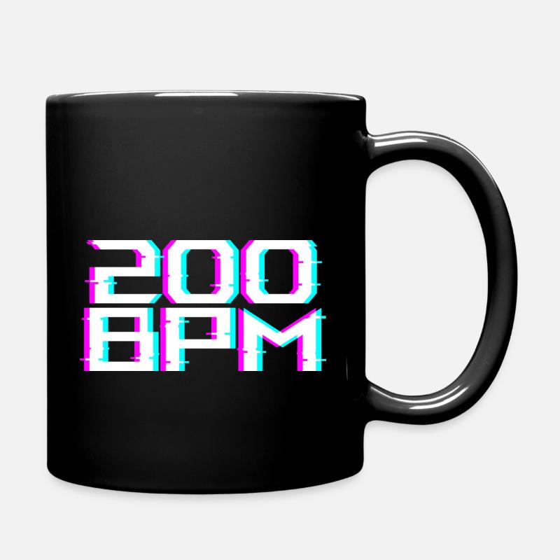 Uptempo 200BPM - Mug uni - noir
