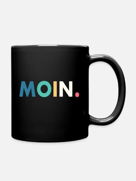 Moin Norden Hamburg - Tasse einfarbig - Schwarz