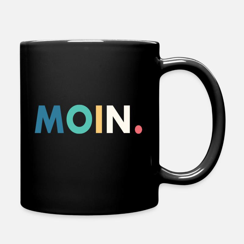Moin Norden Hamburg - Tasse einfarbig - Schwarz