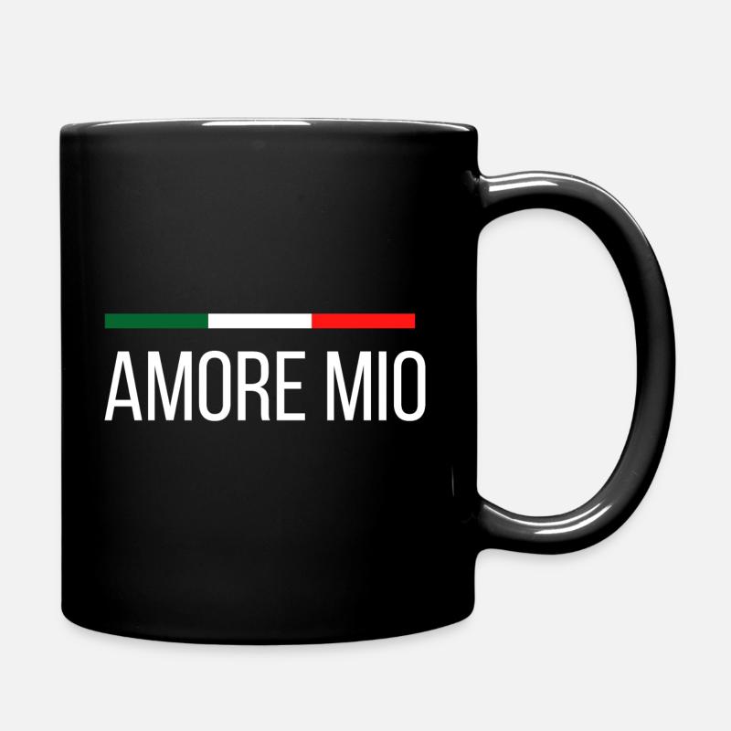 Amore mio / my love - Full Colour Mug - black