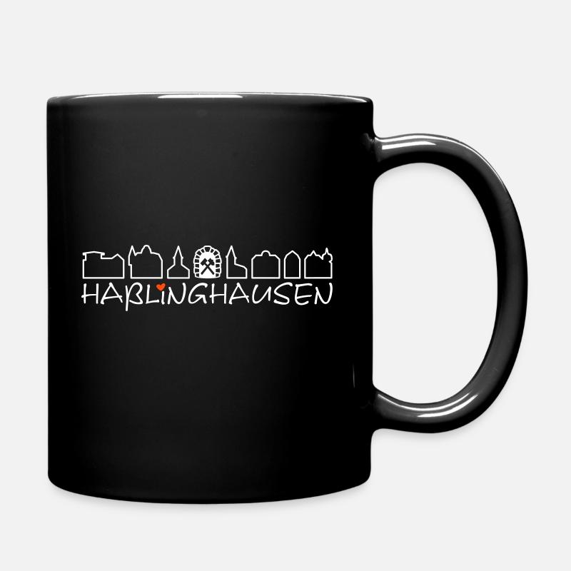 Hasslinghausen 2 - Tasse einfarbig - Schwarz