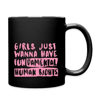 Les droits reproductifs sont des droits des femmes - Mug uni - noir - Droite