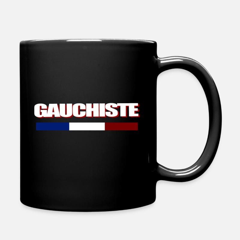 Gauchiste - Mug uni - noir