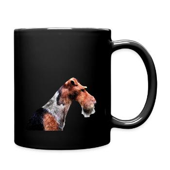 Fox terrier 2 - Full Colour Mug - black - Right