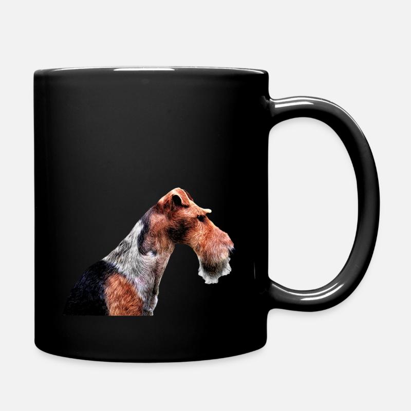 Fox terrier 2 - Mug uni - noir